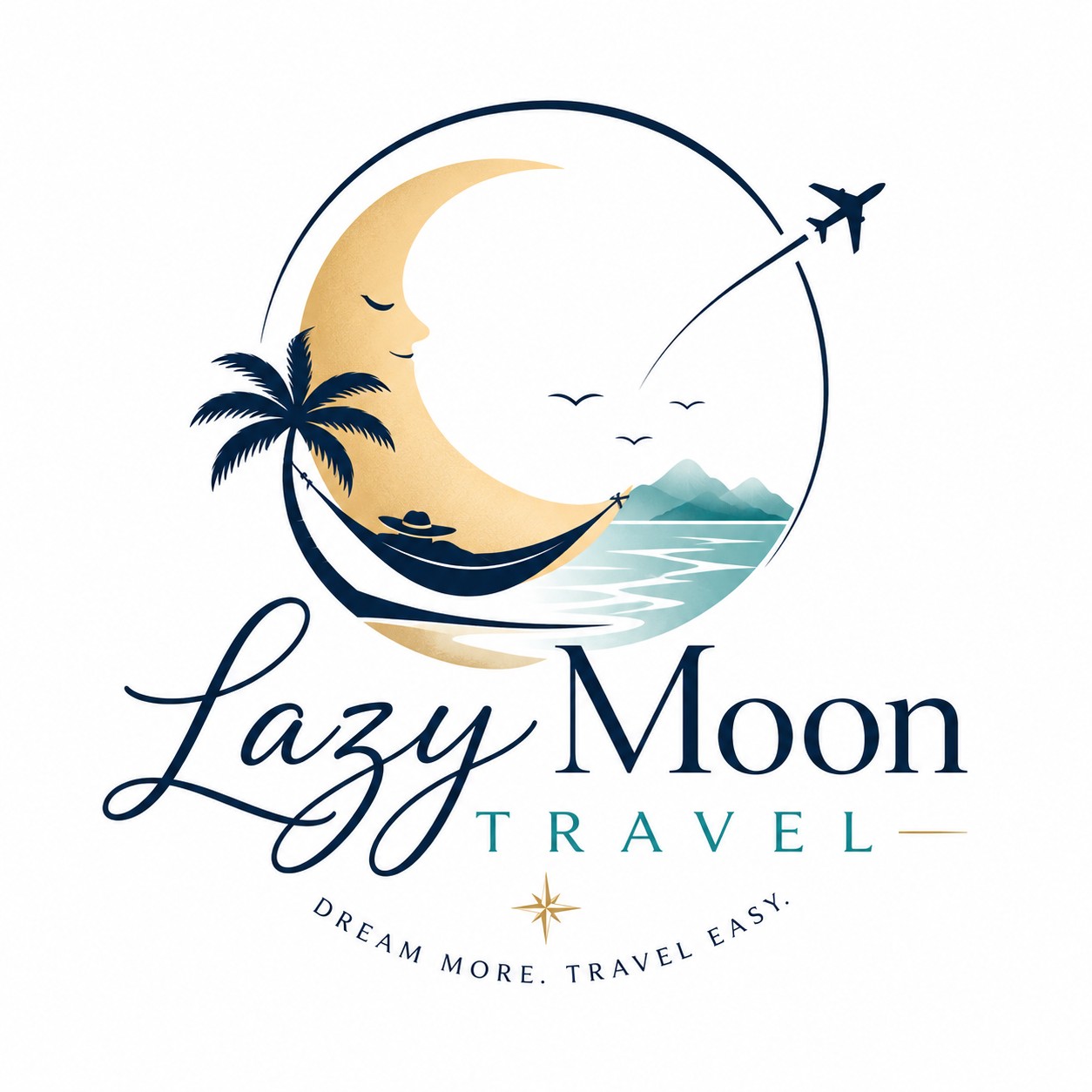 Lazy Moon Travel logo